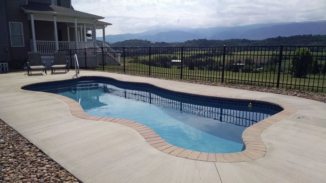 Swimming Pool Overlooking Stunning Mountain Vista